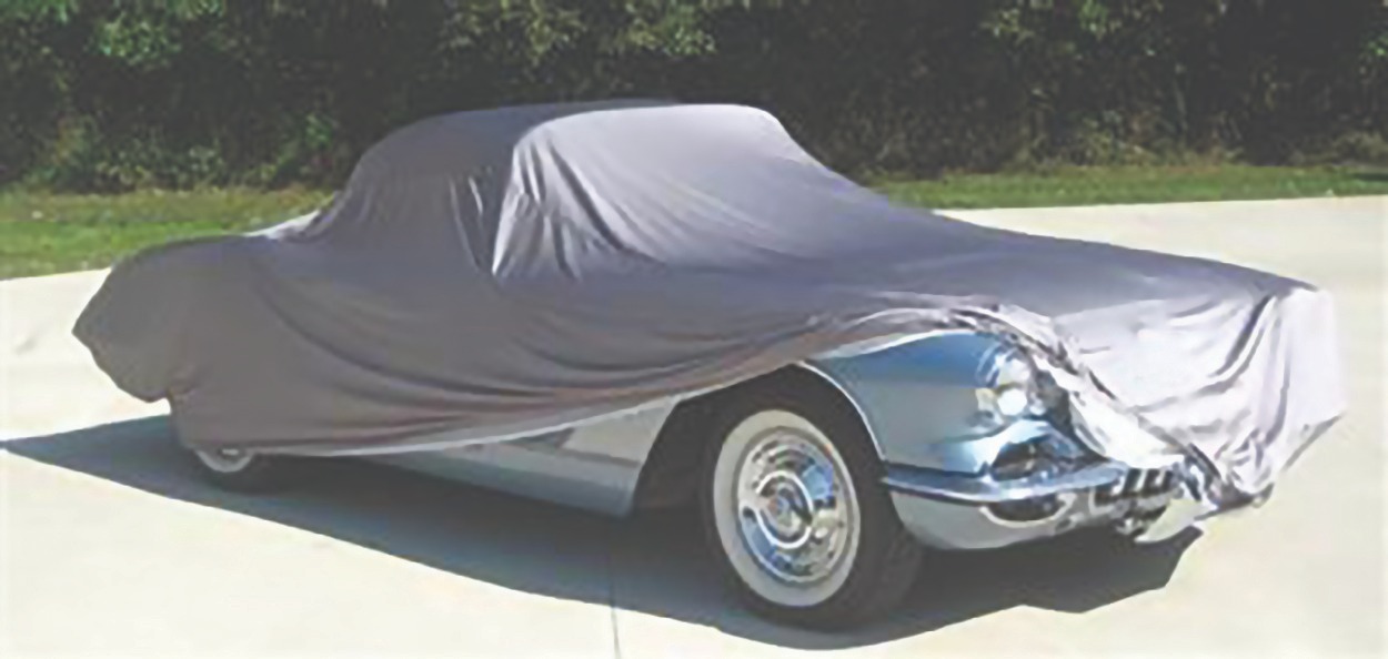 53-62 Gray Flannel Lined Car Cover (ND)