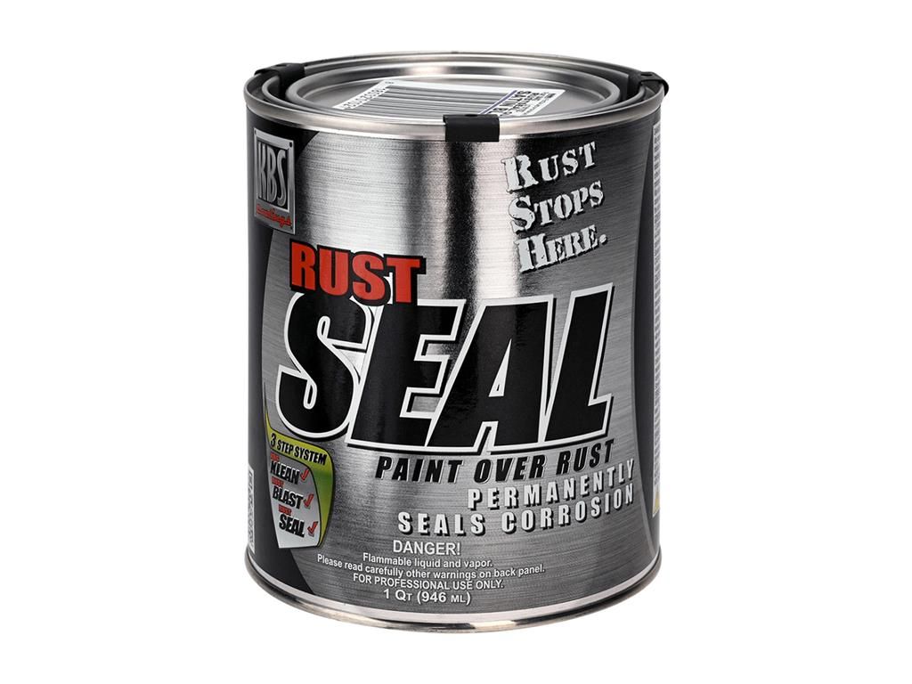 Satin Black RustSeal - Rust Prevention Paint - Quart