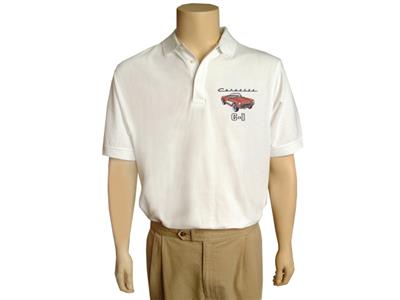 White Polo Shirt with Your 56-57 Exterior Interior and Cove Car Colors