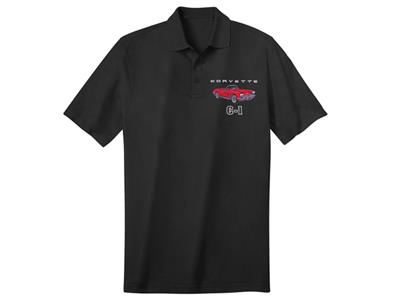 Polo Shirt - Black With 62 Exterior and Interior Car Colors