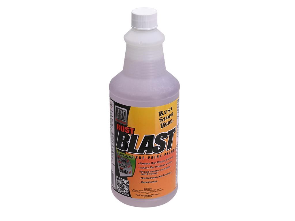 RustBlast - Powerful Metal Acid Etch - Rust Remover Quart