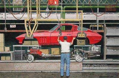 The Drop 65 Giclee Print By Dana Forrester 11" X 17"