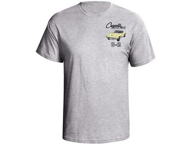 T-Shirt - Gray With 63-64 Coupe Exterior And Interior Colors