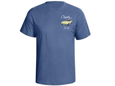 T-Shirt - Blue With 63-64 Coupe Exterior and Interior Colors