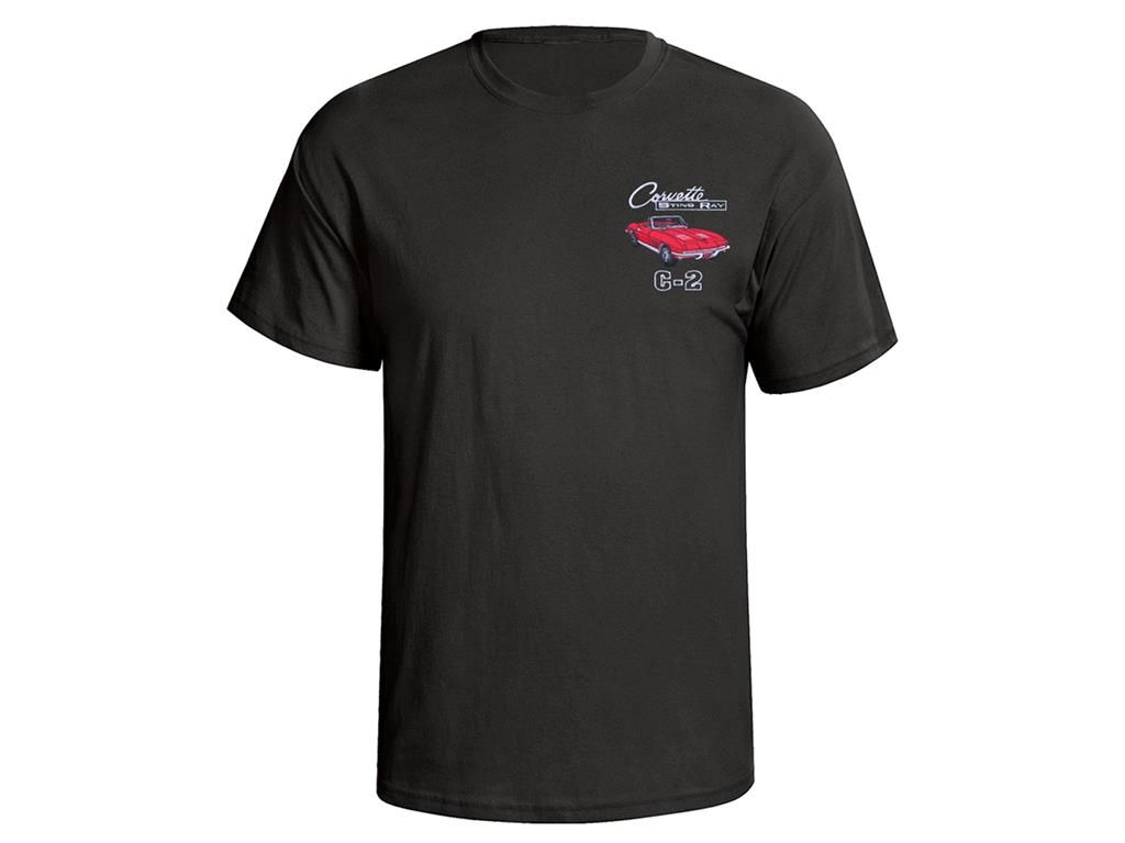T-Shirt - Black With 63-64 Convertible Exterior and Interior Colors