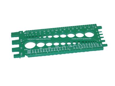 USS / SAE And Metric Bolt And Nut Gauge