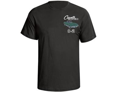 T-shirt - Black With 65-66 Convertible Exterior and Interior Colors