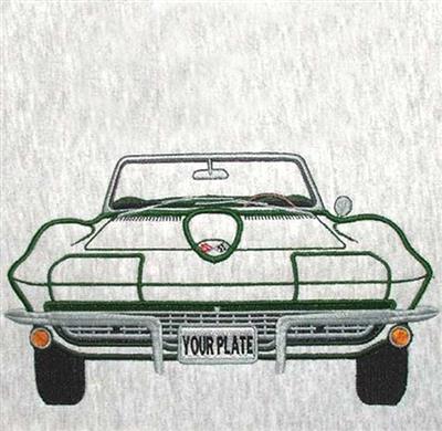 63-67 Sweatshirt Front End Convertible Outlined Design (ND)