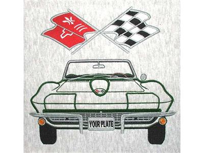 63-67 Sweatshirt Front End Convertible Filled In Design (ND)