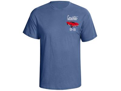 T-Shirt - Blue With Your 67 Convertible Exterior, Interior And Stinger Colors