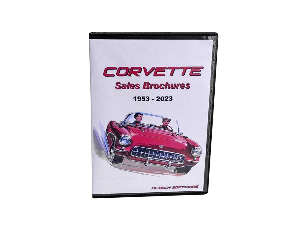 Corvette Sales Brochures 1953-2023 CD