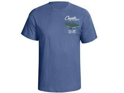 T-Shirt - Blue With 65-66 Convertible Exterior And Interior Colors