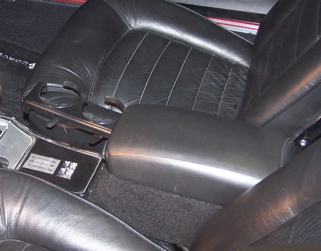1963-1966 Black Custom Center Console Cushion / Glove Box (ND)