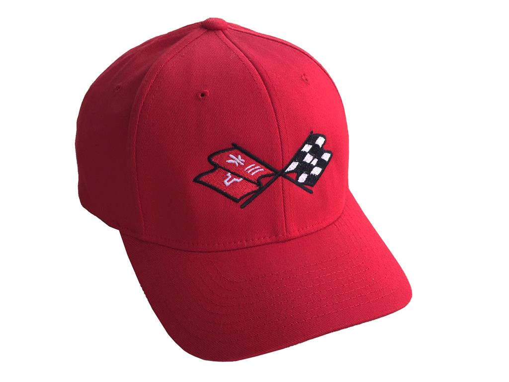 67 Hat - Red Flex Fit With C2 Emblem (L/ XL ) Fits 7-3/8" To 7-5/8"