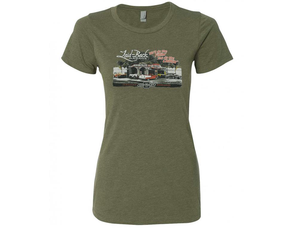 T-Shirt Dream Garage Millitary Green Juniors *Clearance*