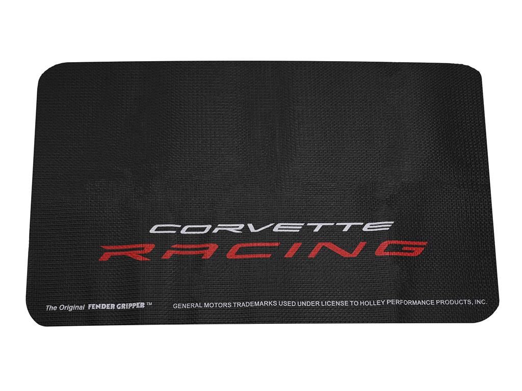 Black Fender Gripper Cover With Corvette Racing