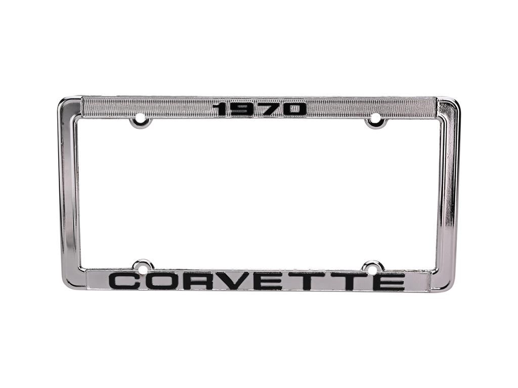 1963-2013 Corvette Model Year License Plate Frame