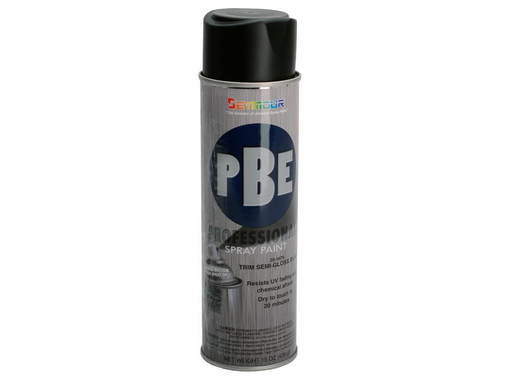 Metal Trim And Wheel Semi Gloss Black Paint - 15 Ounces