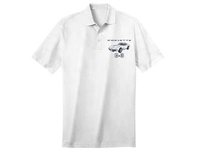 Polo Shirt - White With Your 68-72 Coupe Exterior And Interior Colors