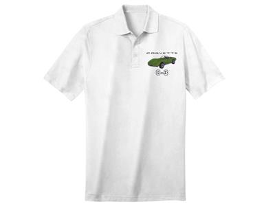 73-75 Polo Shirt - White With Exterior And Interior Convertible Colors