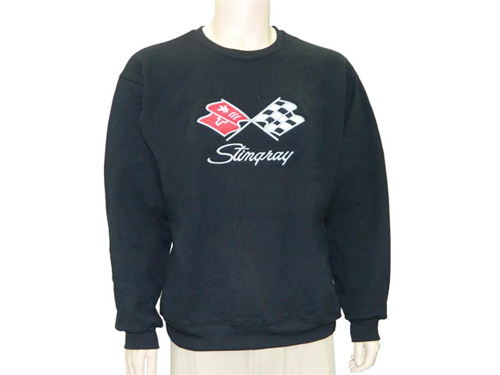 Stingray Emblem Black Sweatshirt (ND)