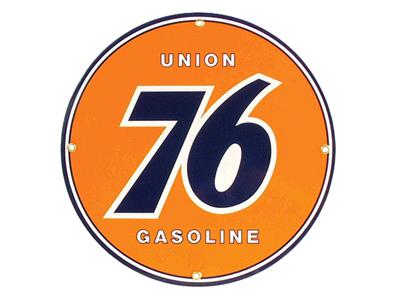 Union 76 Round Sign