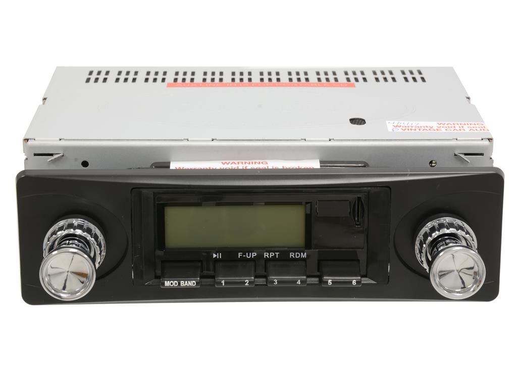 77-82 KHE-300 Bluetooth Stereo AM/FM Radio (Retro Look) Radio Face Option: Black