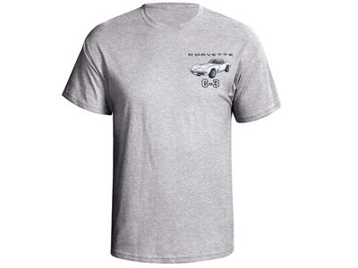 68-72 T-shirt - Gray With Your Exterior And Interior Coupe Colors
