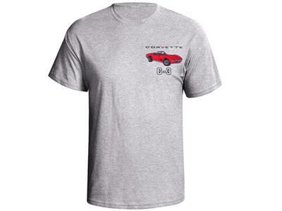 68-72 T-shirt - Gray With Your Exterior And Interior Convertible Colors