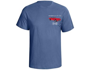 68-72 T-shirt - Blue With Your Exterior And Interior Convertible Colors