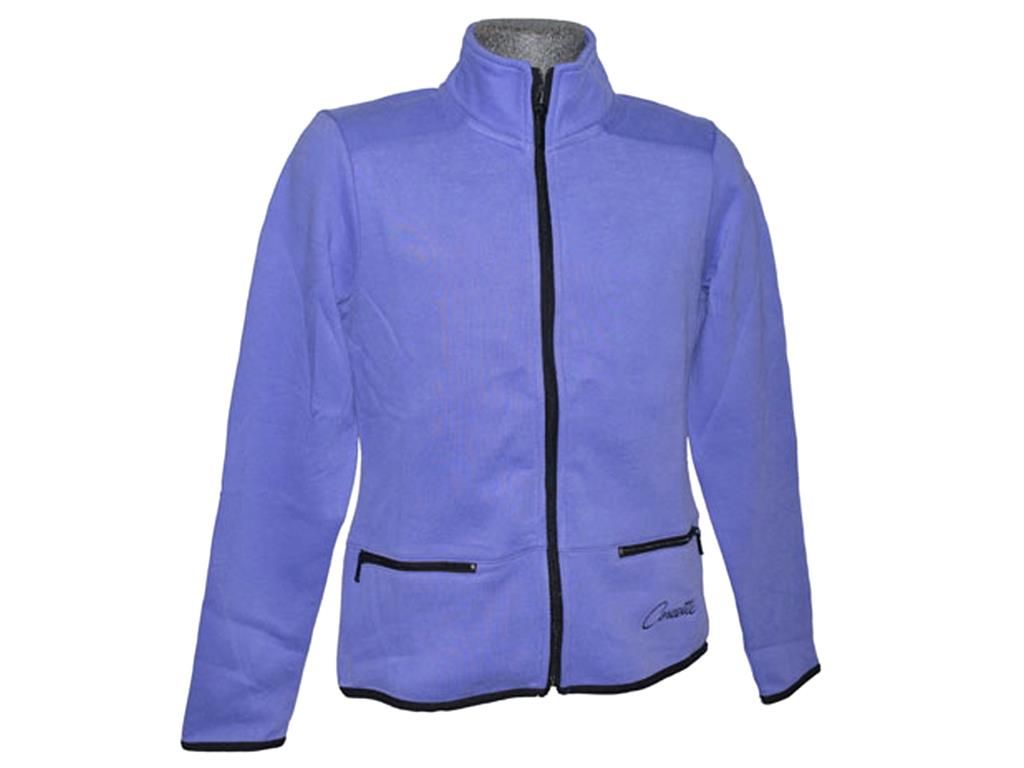 Jacket Womens Periwinkle Full Zip With Corvette Script *Clearance*