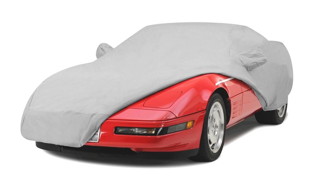84-96 Gray Flannel Lined Car Cover (ND)