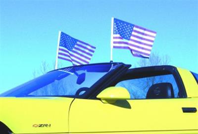 87-96 Coupe Windshield Mount Flag Caddies