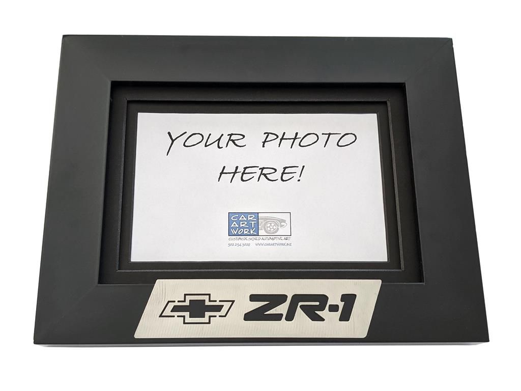 1990-1995 Corvette CarArtWork Blackwood Picture Frame with C4 ZR1