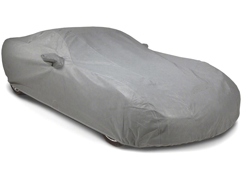 84-96 Car Cover - Mosom Plus Gray With Embroidered C4 Front And Rear Logos