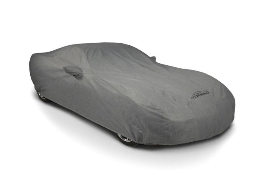 84-96 Car Cover Triguard Gray With Embroidered C4 Front And Rear Logos