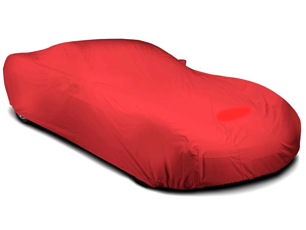 1984-1996 Car Cover Stormproof Red With C4 Embroidered Emblem