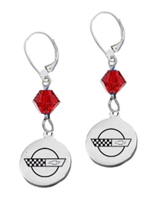Earrings - C4 Crystal Lever Back
