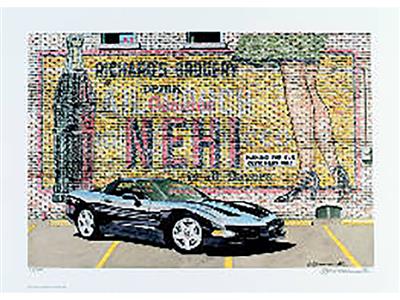 The Generation Gap C5 Print 10 1/2" X 16" Lithograph By Dana Forrester