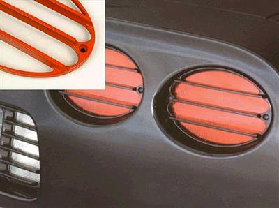97-04 Phantom Taillight Louvers Set - 4 Pieces *Specify Color*