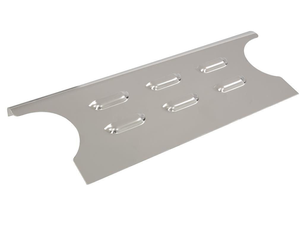 97-04 Exhaust Dress Up Plate - Rear Louvered Polished Stainless