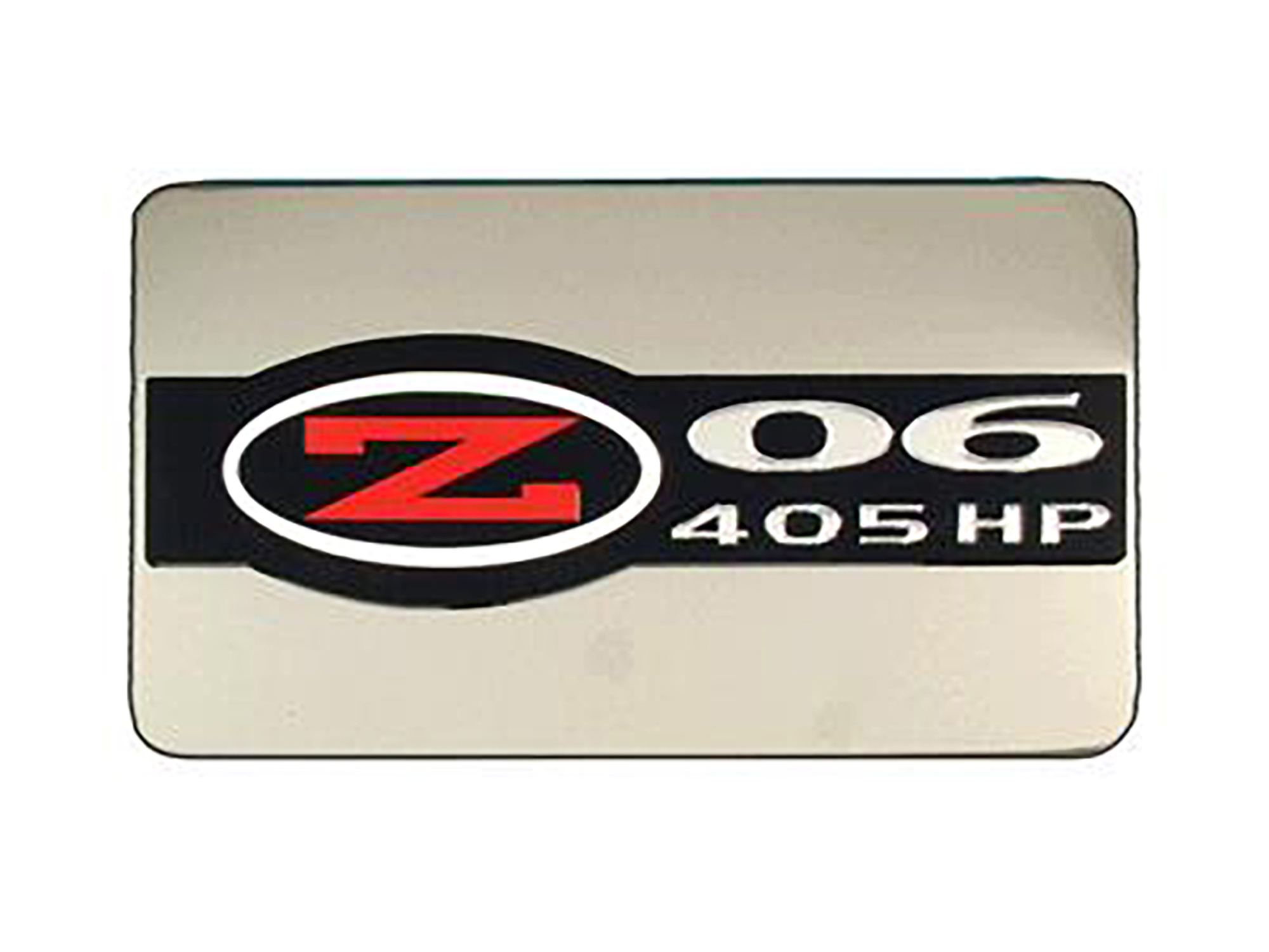 02-04 Rear Exhaust Dress Up Plate - Z06 405hp