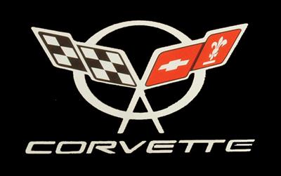 C5 Emblem Decal ( Flag And Script ) *Discontinued*
