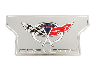 04 Exhaust Dress Up Plate-Chrome Billet - Comm Edition GM Emblem *Discontinued*