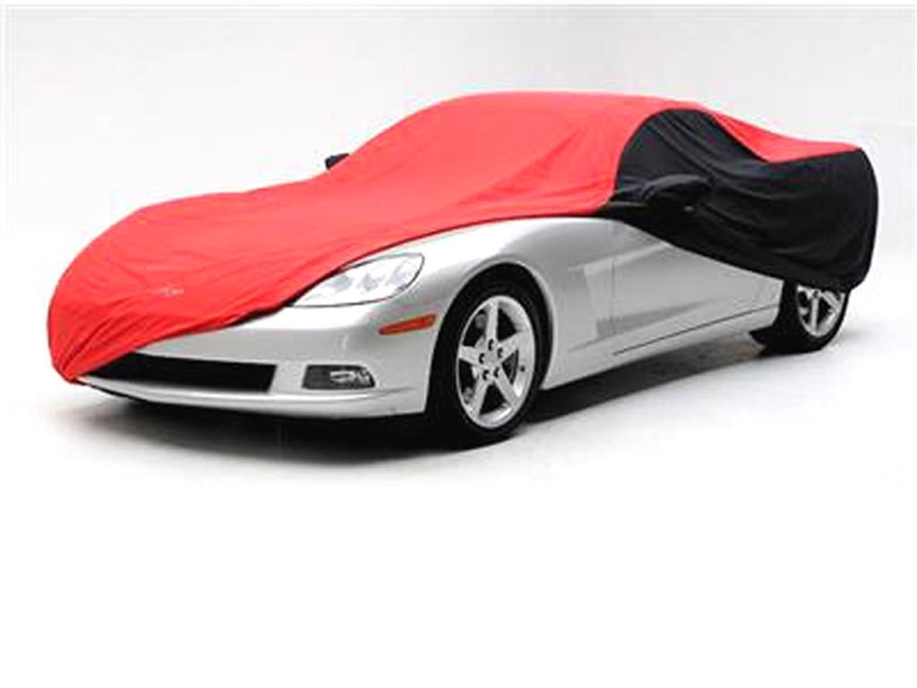 2005-2013 Car Cover Stormproof Red And Black With Embroidered C6 Logo