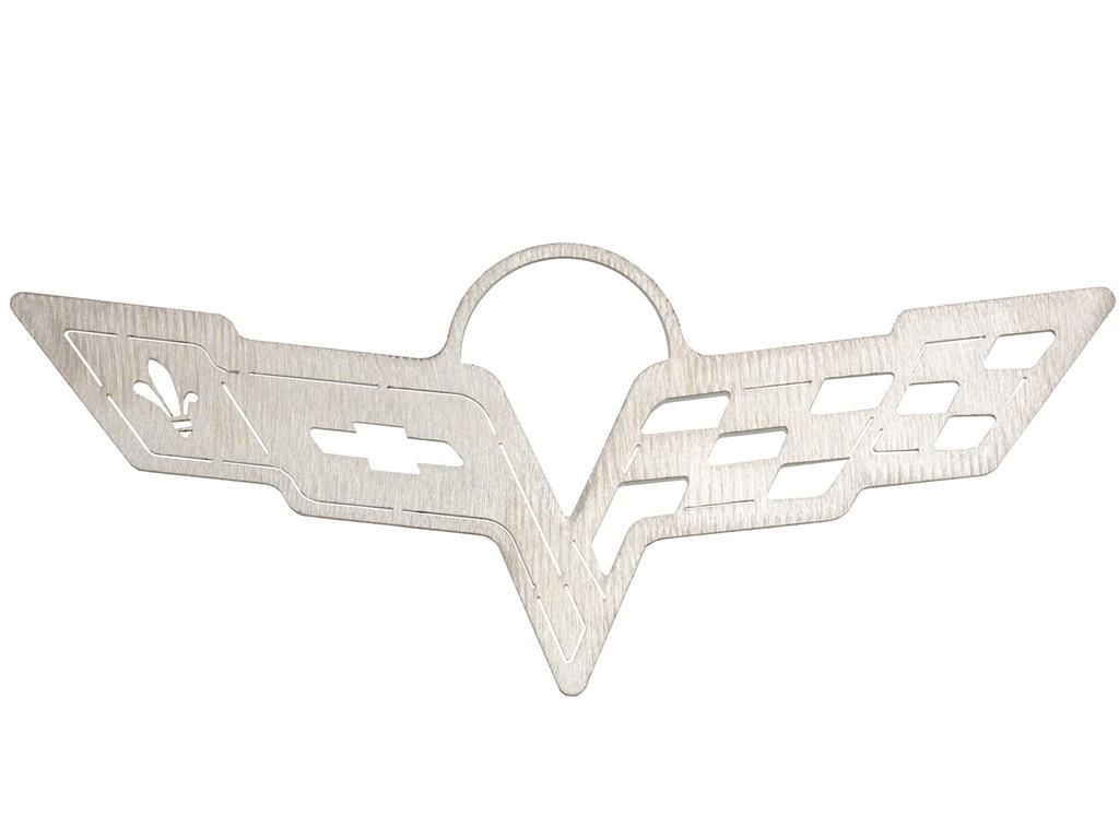Ornament C6 Corvette Brushed Metal by CarArtWork