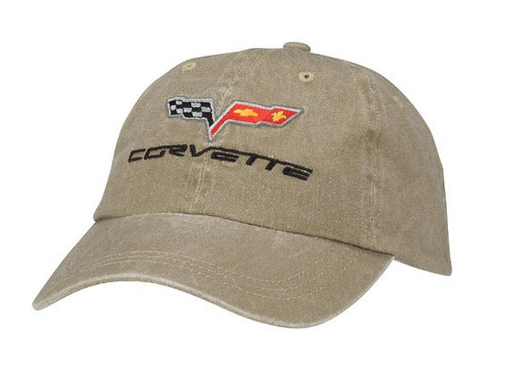 Hat- Khaki With C6 Logo *DISCONTINUED*