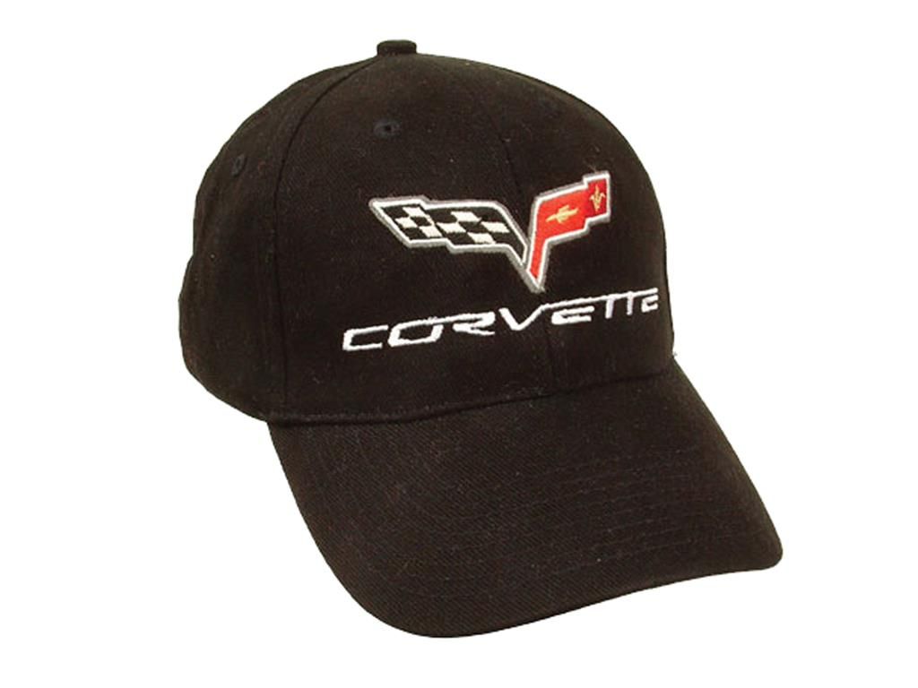 Hat- C6 Black Twill