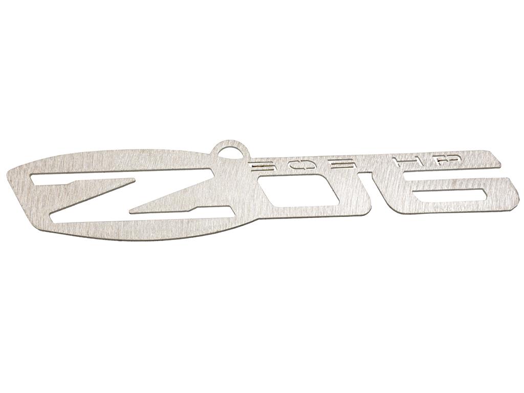 Ornament C6 Z06 Corvette Brushed Metal by CarArtWork