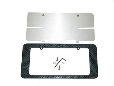 05-13 License Plate Frame / Bezel - Rear - Altec Phantom - Carbon Fiber Look